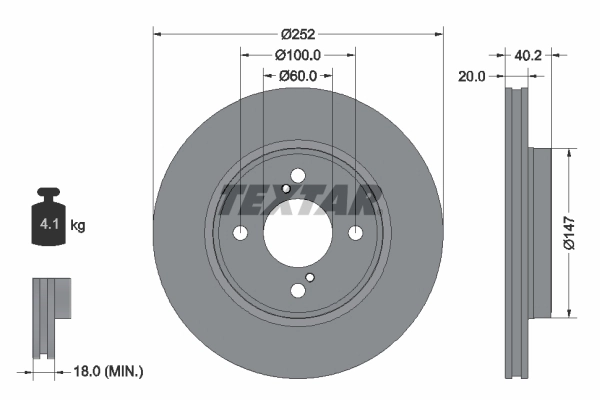 TEXTAR Cincin rem 92303703