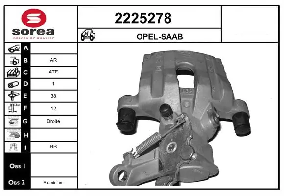 EAI Pinza freno 2225278