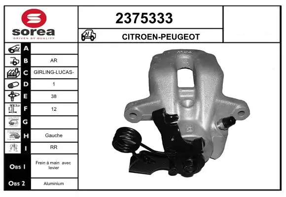EAI Étrier de frein 2375333