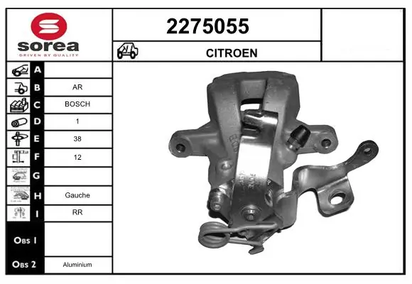 EAI Étrier de frein 2275055