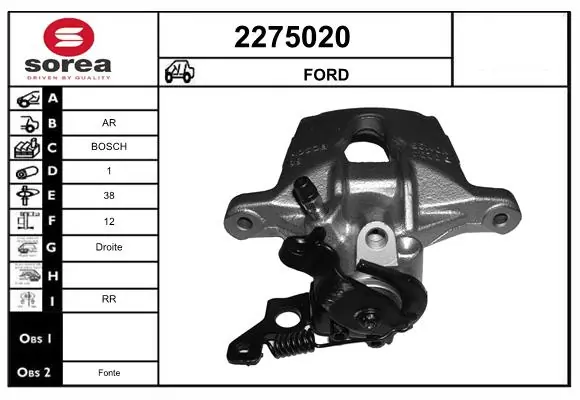 EAI Pinza freno 2275020