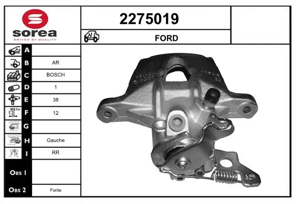 EAI Pinza freno 2275019