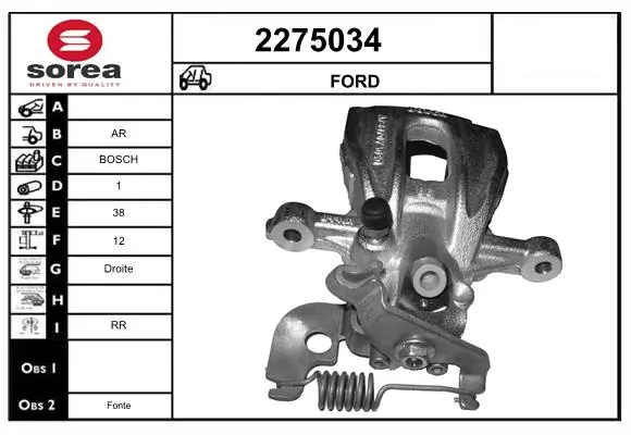 EAI Pinza freno 2275034