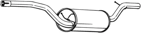 BOSAL Silenziatore centrale 280-421