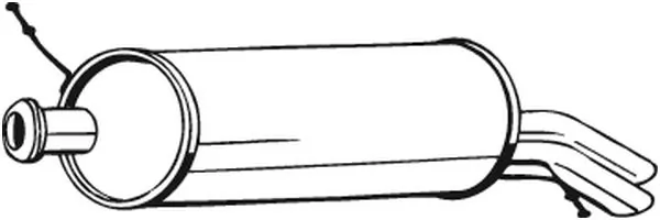 BOSAL Silenziatore posteriore 135-547