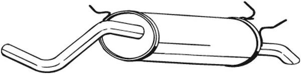 BOSAL Silenziatore posteriore 279-223