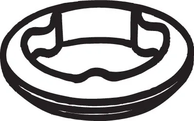 BOSAL Guarnizione, Tubo gas scarico 256-937