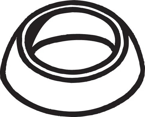 BOSAL Guarnizione, Tubo gas scarico 256-097