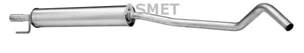 ASMET דוד השתקה אמצעי של מערכת הפליטה 05.145