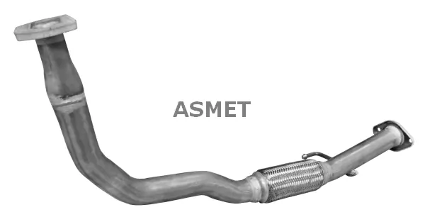 ASMET Abgasrohr 16.077