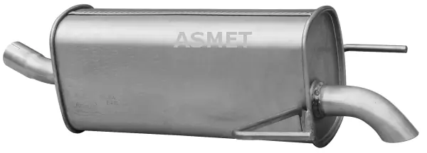 ASMET Silenziatore posteriore 05.180