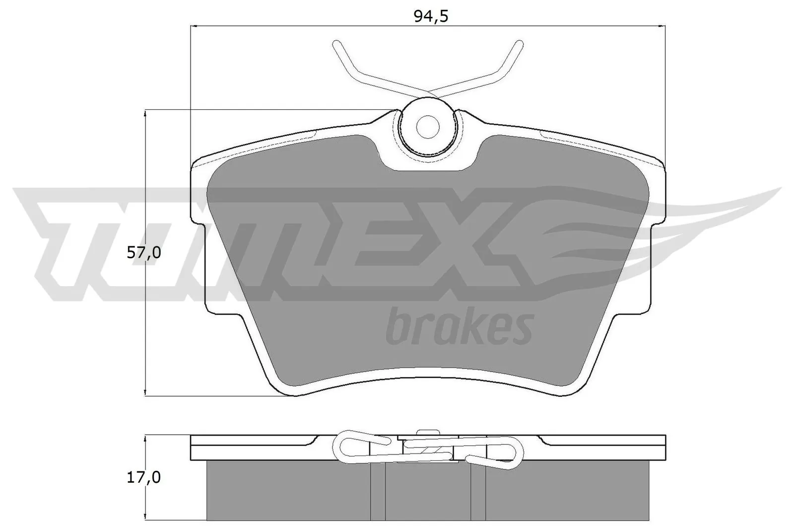 TOMEX Brakes Juego de pastillas de freno TX 13-09