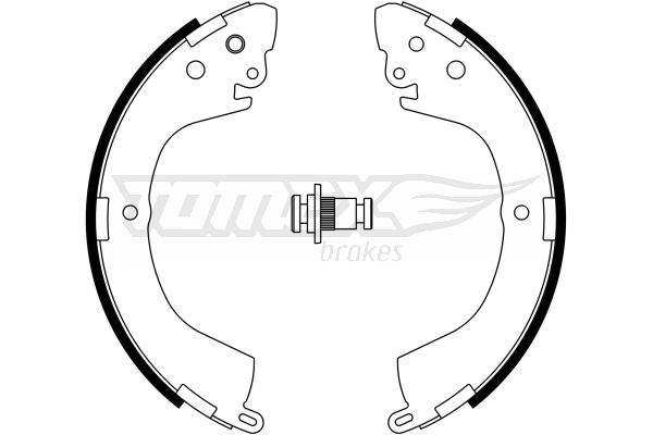 TOMEX Brakes Jogo de maxilas de travão TX 23-29