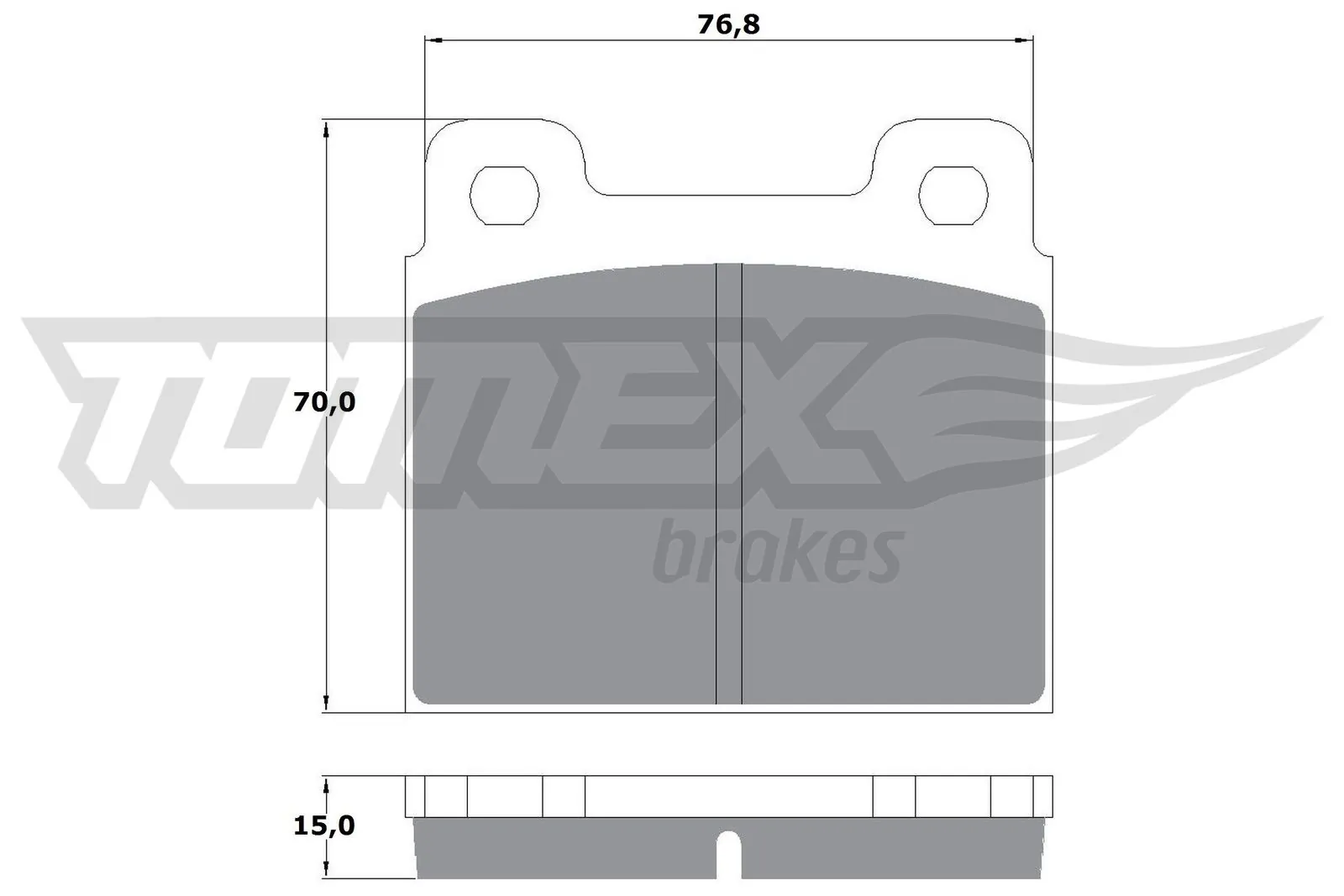 TOMEX Brakes Juego de pastillas de freno TX 10-18