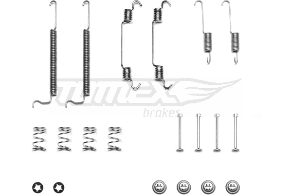 TOMEX Brakes Kit accessori, Ganasce freno TX 40-57