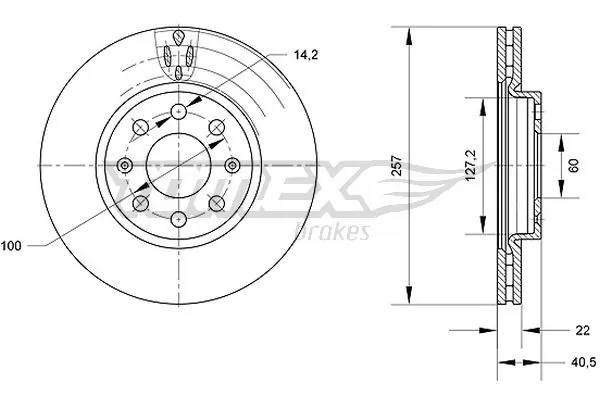 TOMEX Brakes Fren diski TX 70-85