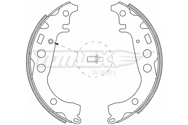 TOMEX Brakes 刹车蹄 TX 21-09
