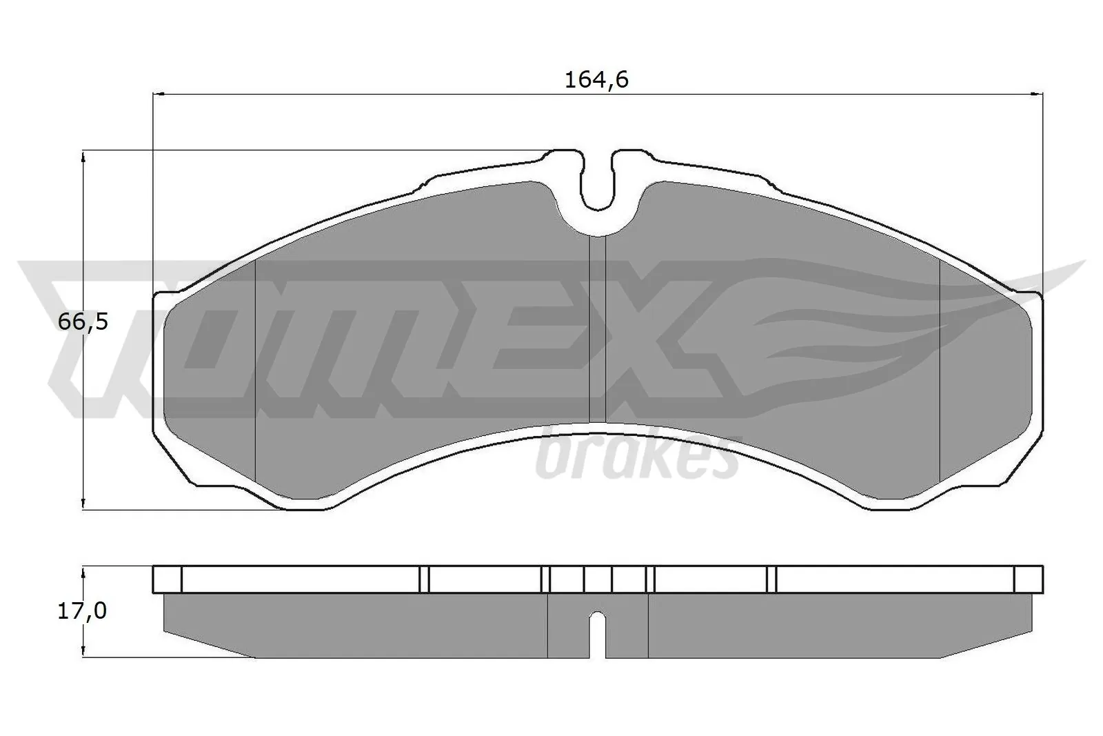 TOMEX Brakes Fren balata seti, diskli fren TX 11-11