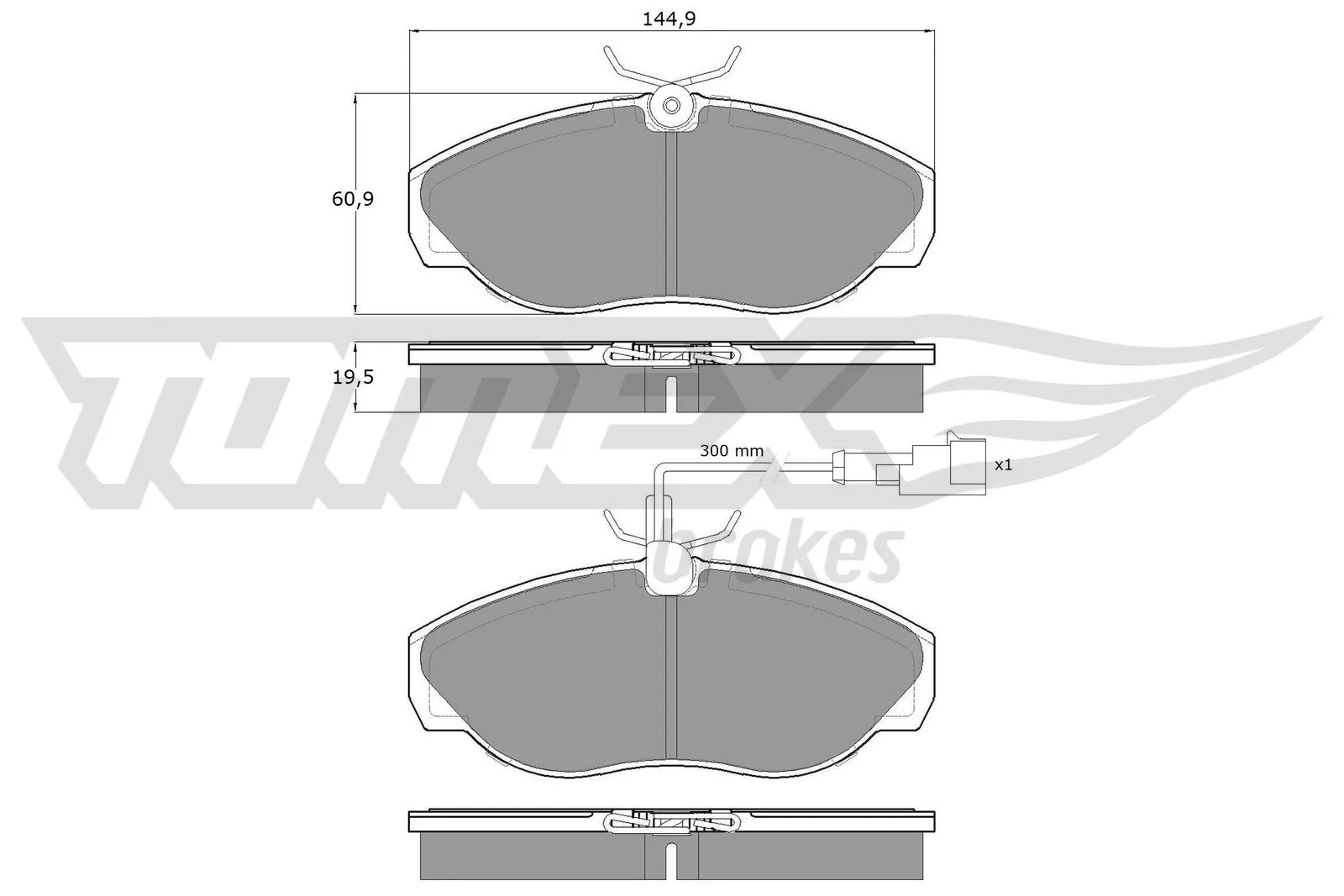 TOMEX Brakes TX 11-721