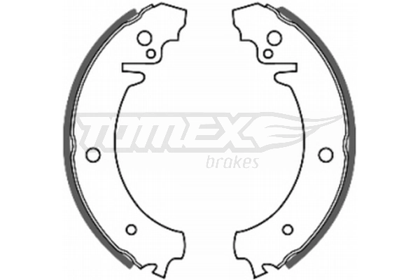 TOMEX Brakes Kit ganasce freno TX 20-11