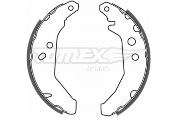 TOMEX Brakes Set Kasut Brek TX 20-66