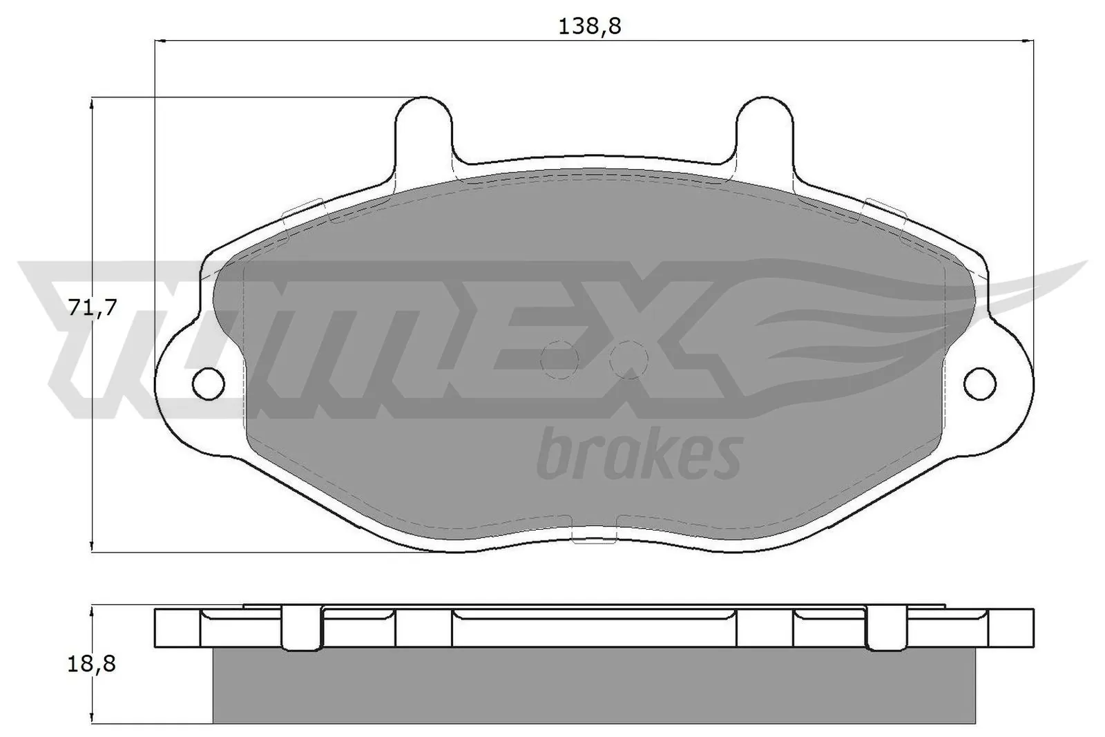 TOMEX Brakes Kit pastiglie freno, Freno a disco TX 11-92