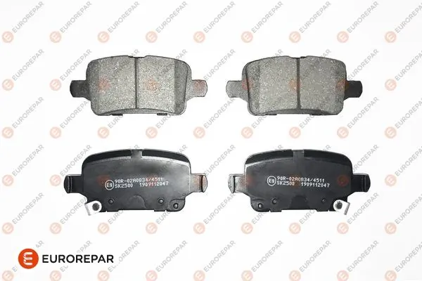 EUROREPAR Set Pad Brek, Brek Piring 1667816680