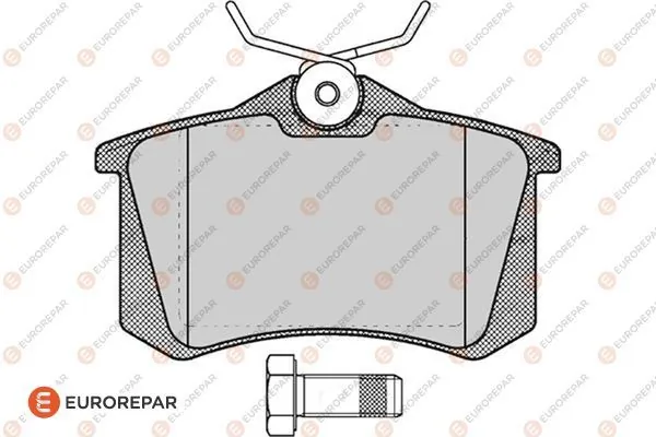 EUROREPAR Set bantalan rem, rem cakram 1617250480