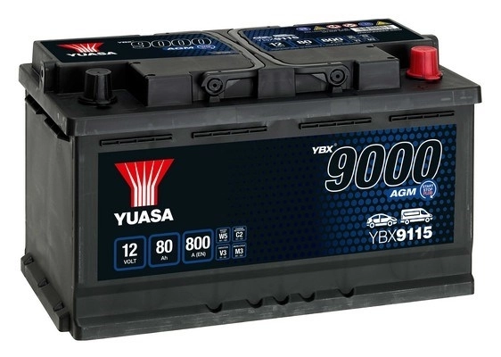 YUASA 起动电瓶 YBX9115