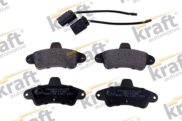 KRAFT AUTOMOTIVE ערכת רפידות בלם, בלמי דיסק 6012125