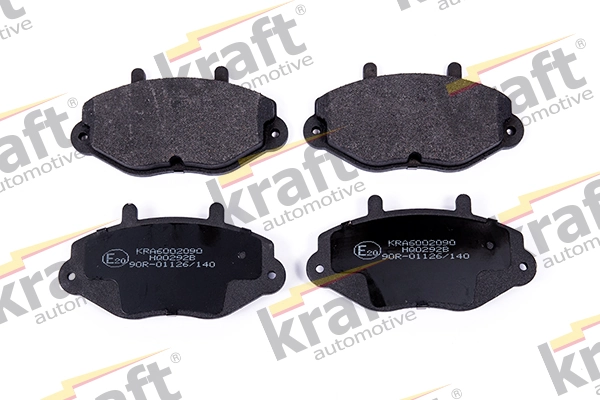 KRAFT AUTOMOTIVE Kit pastiglie freno, Freno a disco 6002090