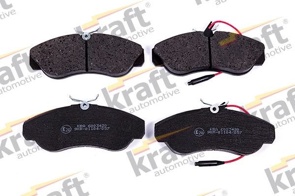 KRAFT AUTOMOTIVE Set bantalan rem, rem cakram 6003420