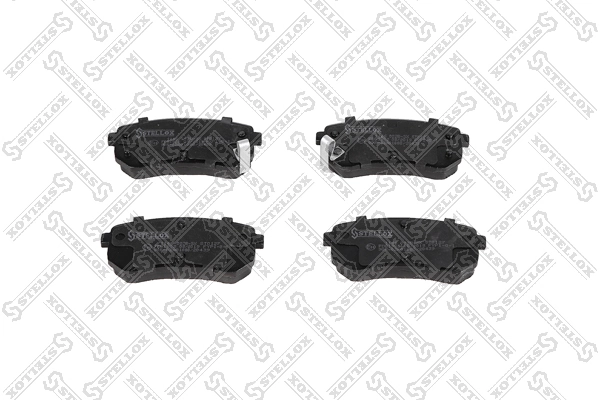 STELLOX Bremsbelagsatz, Scheibenbremse 1146 002B-SX