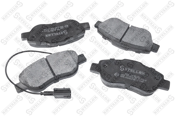 STELLOX Kit pastiglie freno, Freno a disco 000 243B-SX