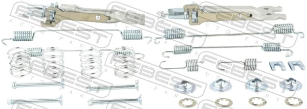 FEBEST Accessory Kit, parking brake shoes 0204-G15RAR-KIT
