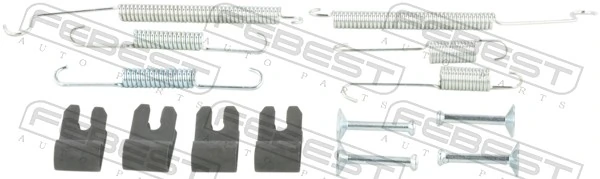 FEBEST Kit accessori, Ganasce freno stazionamento 0404-COLTR