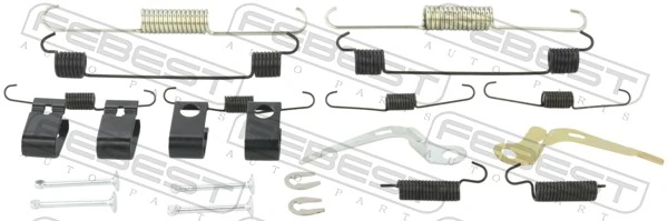 FEBEST Kit accessori, Ganasce freno stazionamento 0704-JB625-KIT