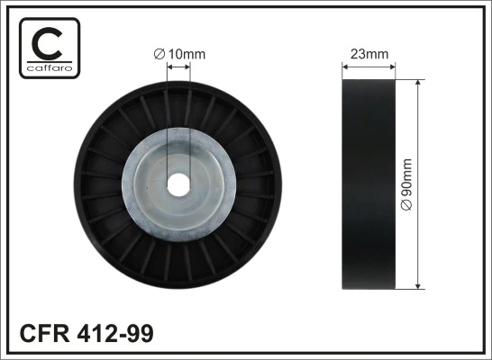 CAFFARO Spannrolle, Keilrippenriemen 412-99