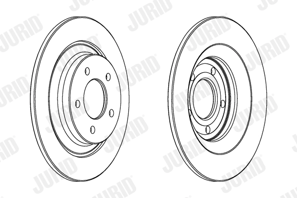 JURID Brake Disc 563038JC