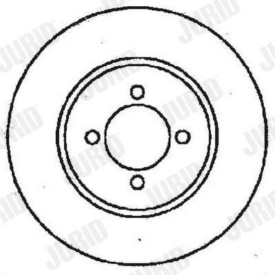 JURID Brake Disc 561375JC