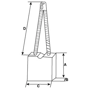 HC-Cargo Kohlebürste, Starter F0320RX708