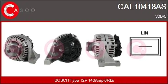 CASCO 발전기 CAL10418AS