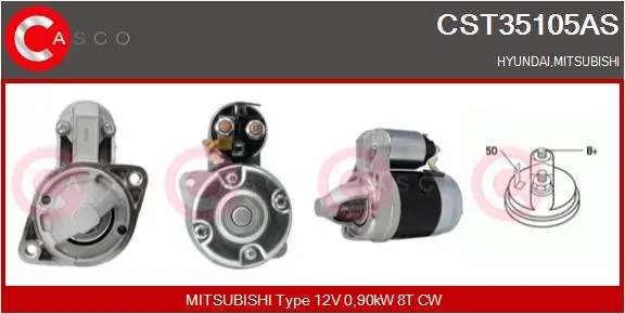 CASCO Motorino d'avviamento CST35105AS
