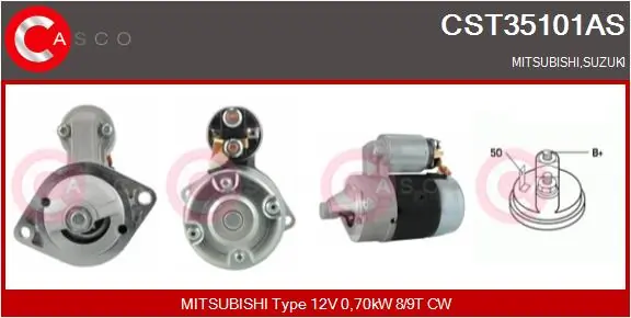 CASCO 起动机 CST35101AS