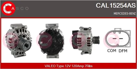 CASCO 발전기 CAL15254AS