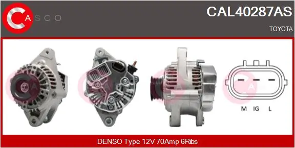 CASCO 발전기 CAL40287AS
