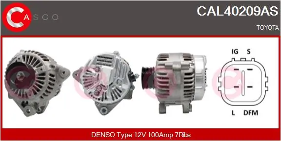CASCO 발전기 CAL40209AS