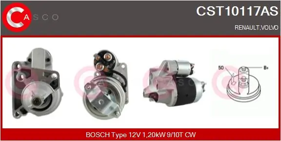 CASCO Motorino d'avviamento CST10117AS