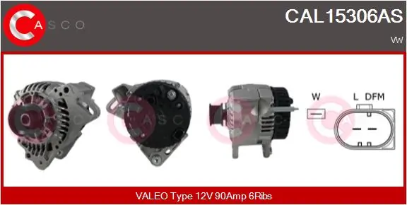 CASCO Alternatör CAL15306AS