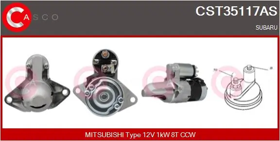 CASCO 起动机 CST35117AS